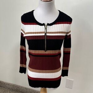 🏆 INC Ribbed 3/4 Sleeve Sweater